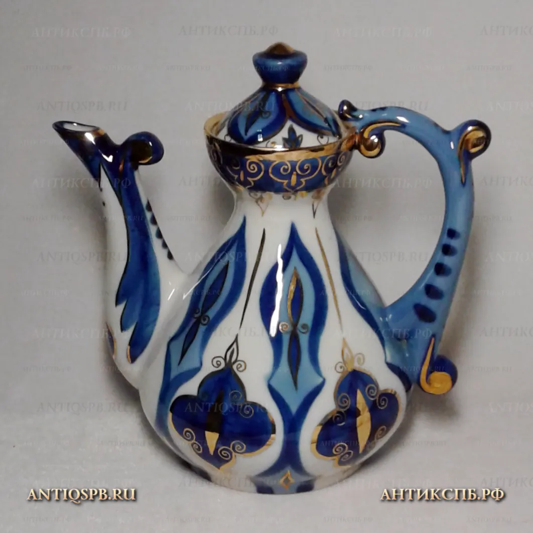 Чайник заварочный фарфоровый. СССР. №21459